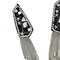 Studded Rhinestone Shoulder Pads with Tassel Chain for Festival Costumes